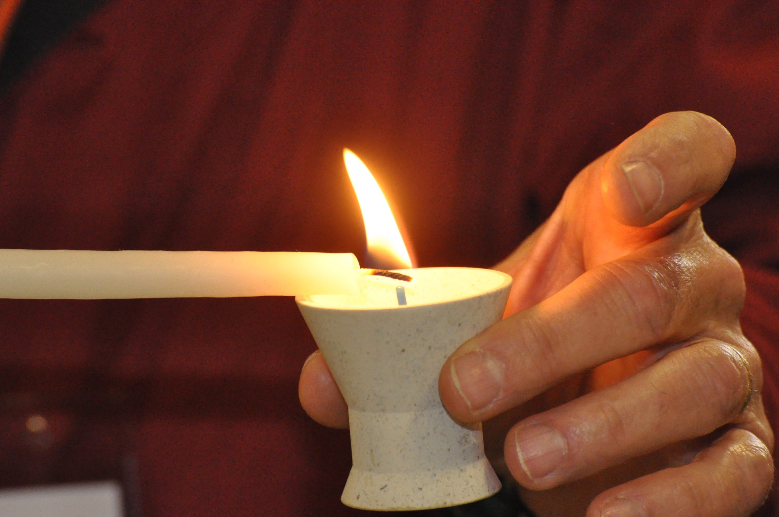 La lumière de la Paix partagée à l’église St Paul de Massy